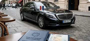 Réglementation et carte grise papier à fournir pour diplomates