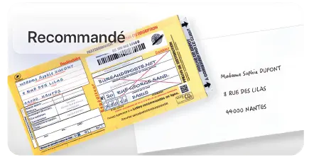 Réception du certificat d'immatriculation à domicile